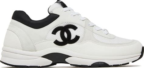 chanel shoes black and white|black and white white chanel sneakers .